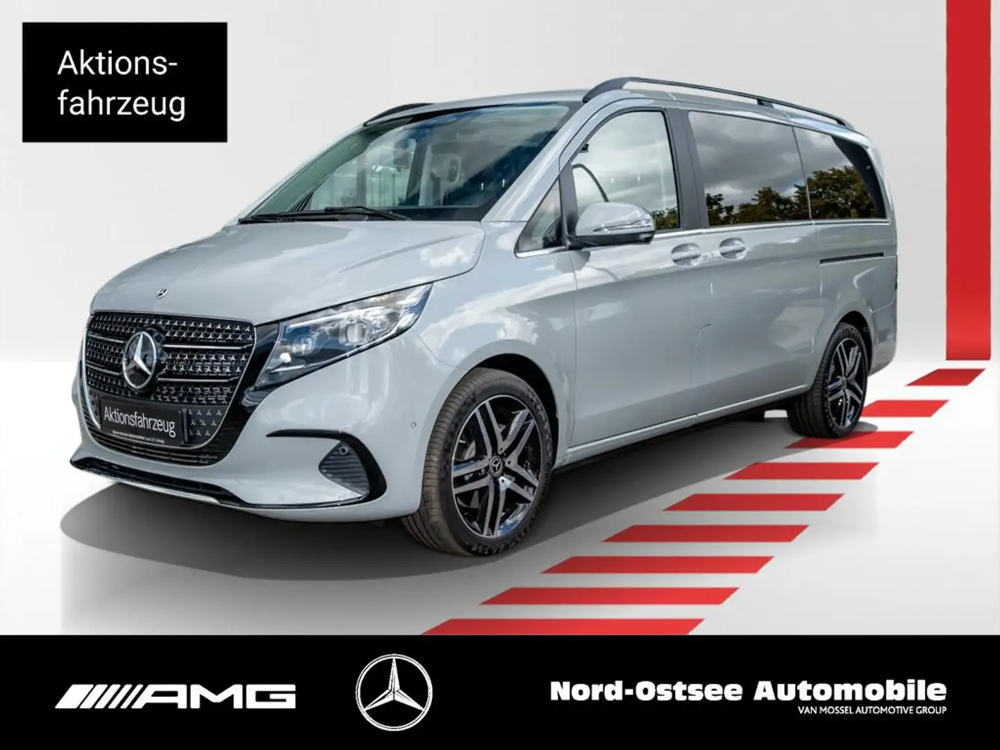 Mercedes-Benz V 300 d AVANTGARDE LANG AIRMATIC+TISCH+MEMORY+AHK Grau - 1