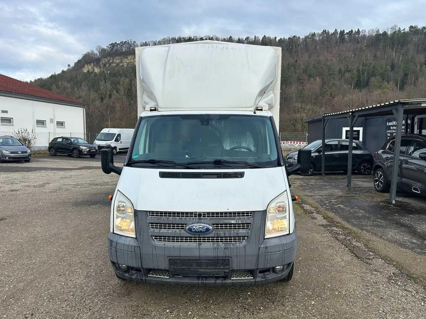 Ford Transit 2.2 Tdci Klima Pritsche Spriegel Plane Zwillingsb. Weiß - 1