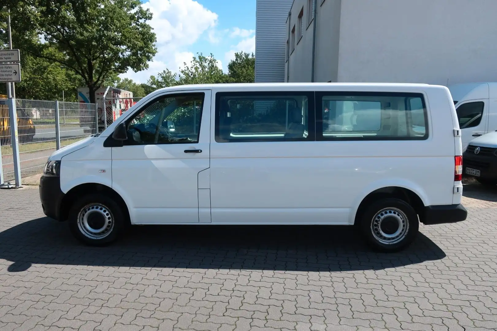 Volkswagen T5 Transporter lang / 1 Hand / Klima Blanco - 2