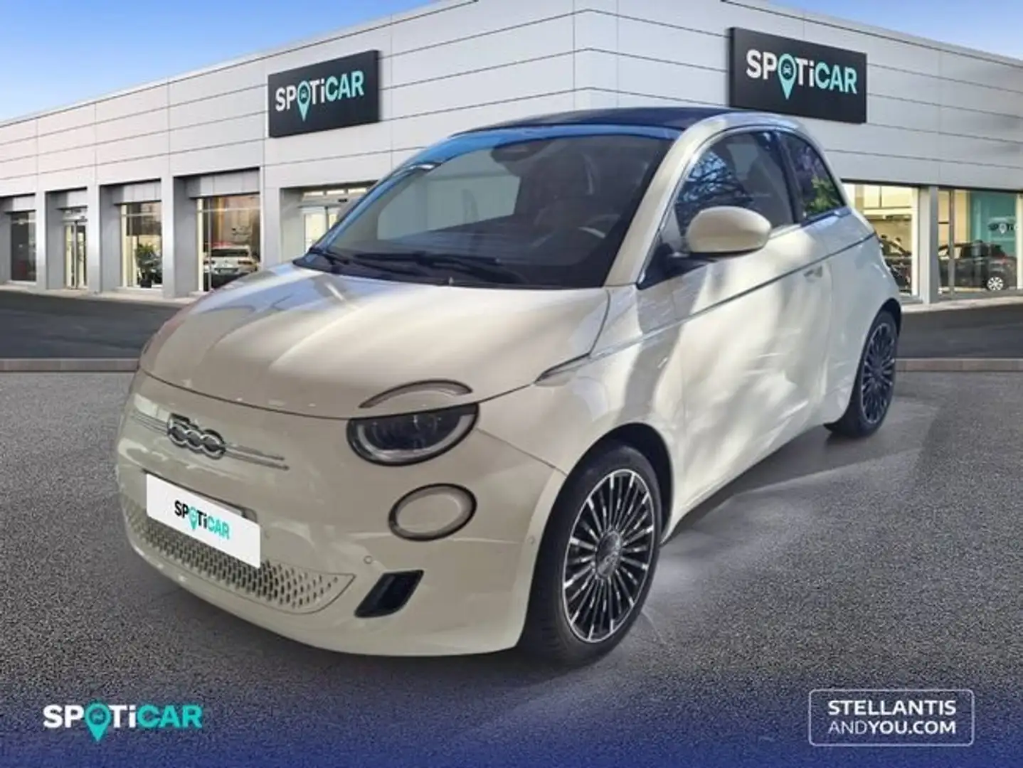 Fiat 500 Cabrio 320km 87kW (118cv) laPrima Blanco - 1