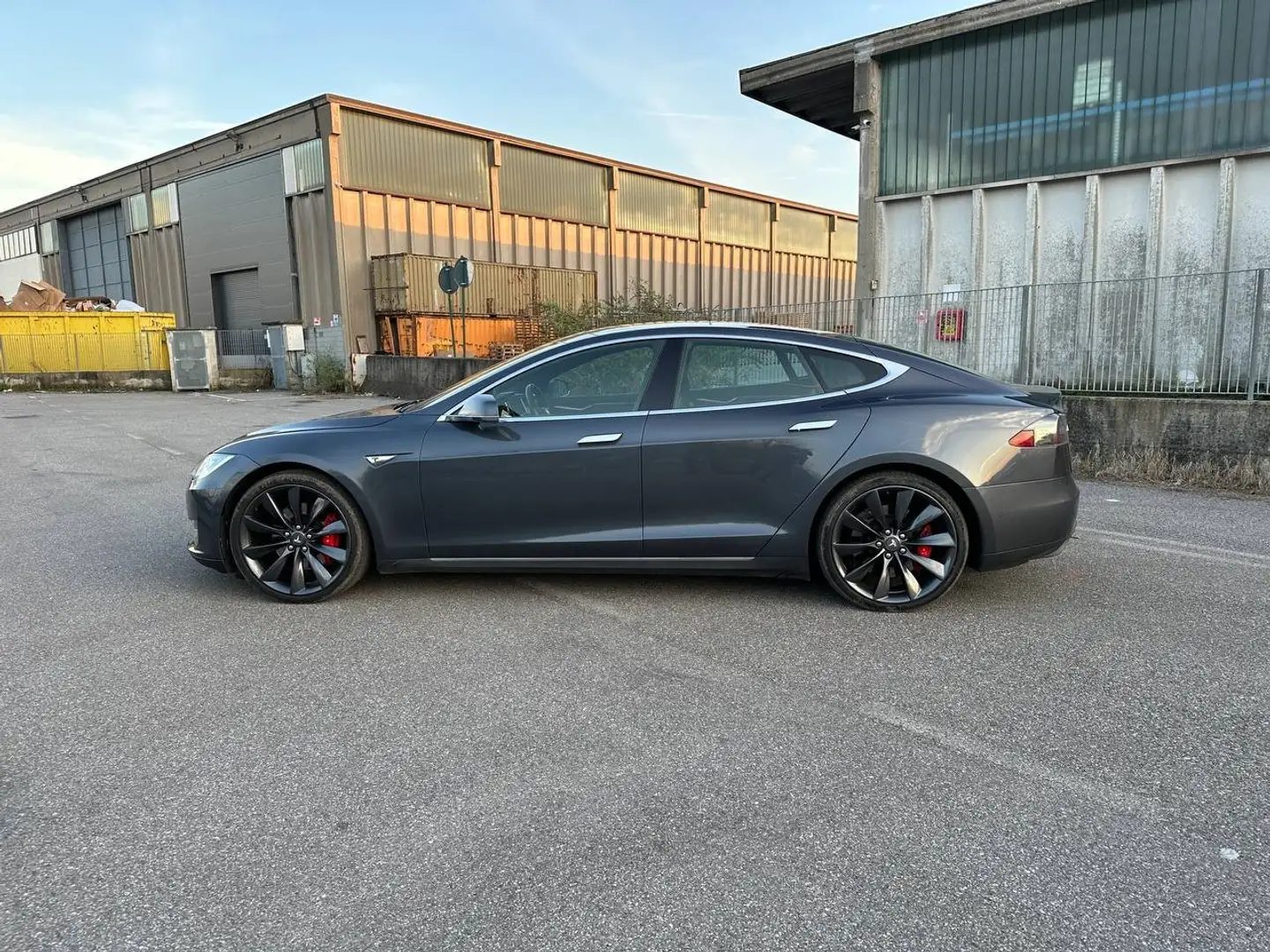 Tesla Model S Model S P85 D Supercharger Gratuiti Grigio - 1