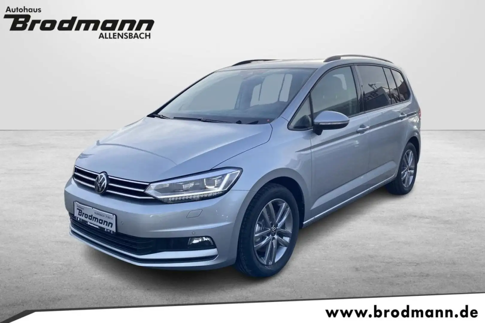 Volkswagen Touran 1.5 TSI DSG 7-Sitzer-ACC-RFK-Navi-eKlappe Silber - 1