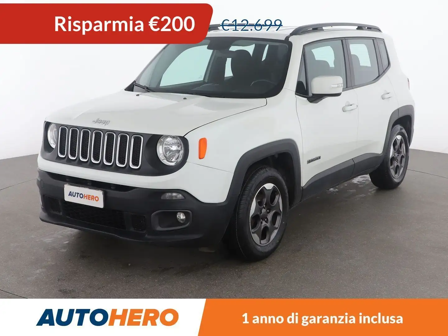 Jeep Renegade 1.6 M-Jet Longitude 120 CV Bianco - 1