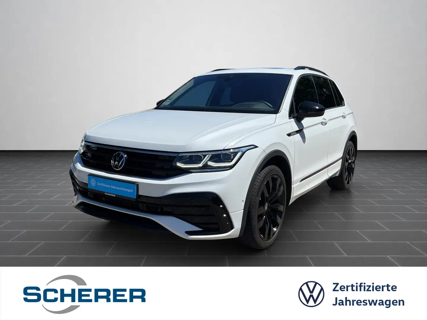 Volkswagen Tiguan R-Line 2.0 TDI AHK PANO DCC MATRIX BLACK- Blanco - 1