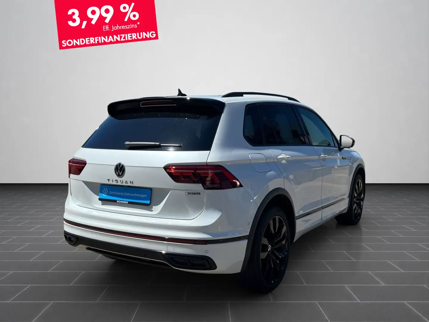 Volkswagen Tiguan R-Line 2.0 TDI AHK PANO DCC MATRIX BLACK- Blanco - 2
