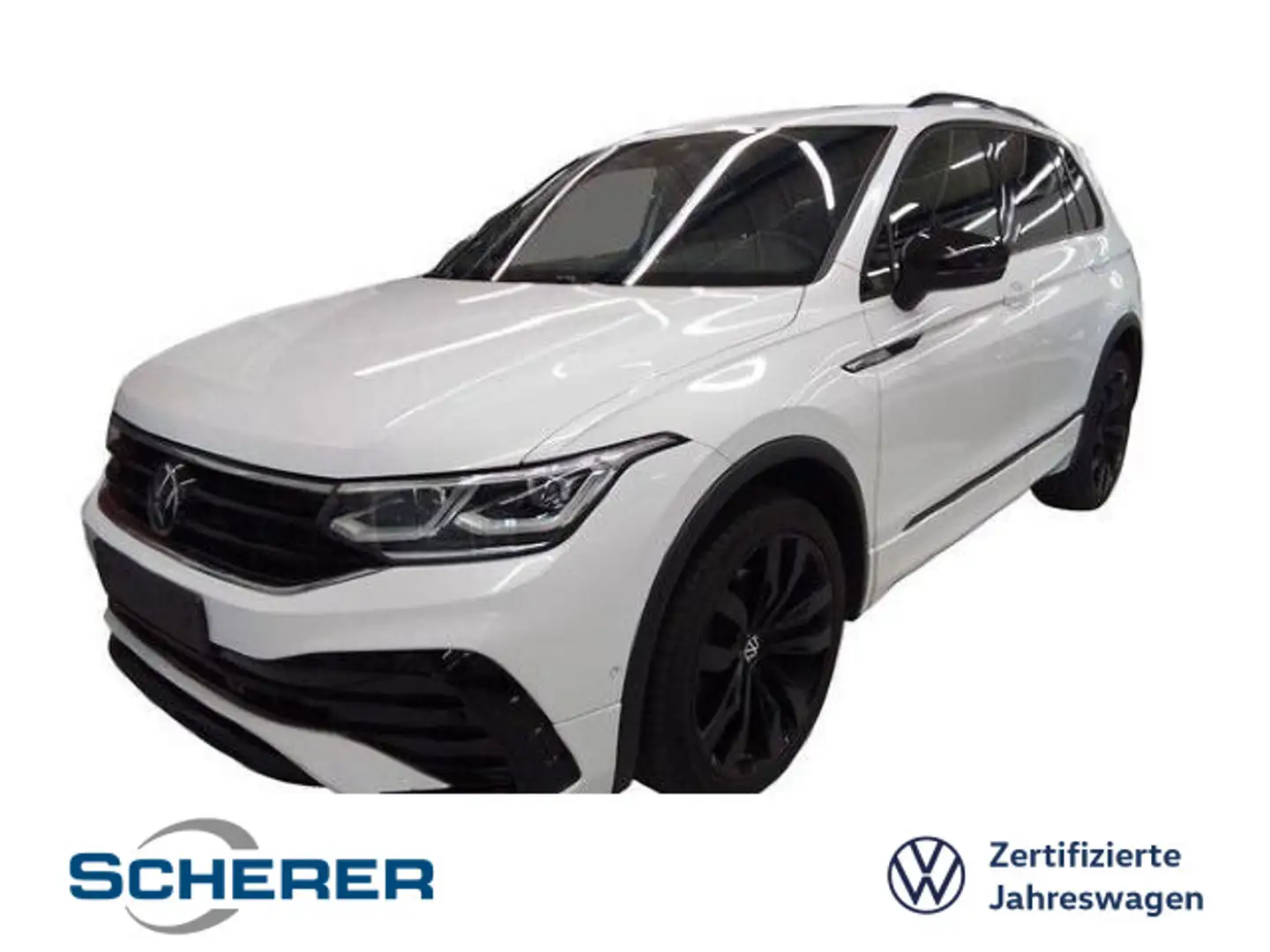 Volkswagen Tiguan R-Line 2.0 TDI AHK PANO DCC MATRIX BLACK- Weiß - 1