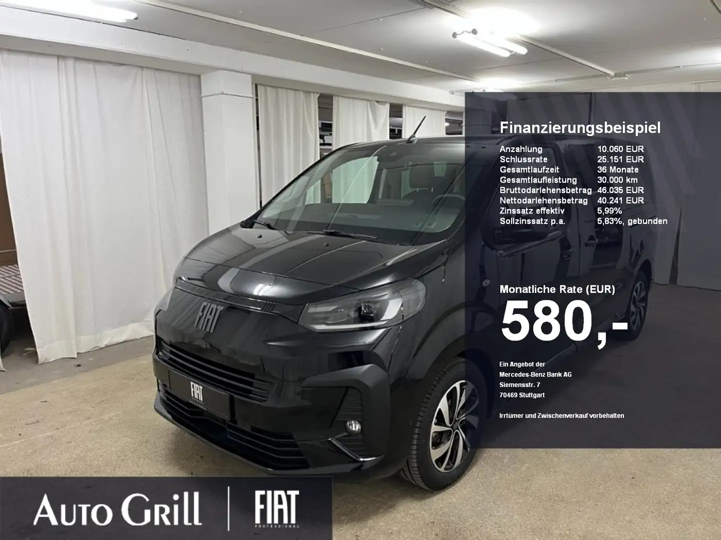 Fiat Ulysse TOP L2 7-Sitzer AHK Navi elek. Türen RüKa Schwarz - 1