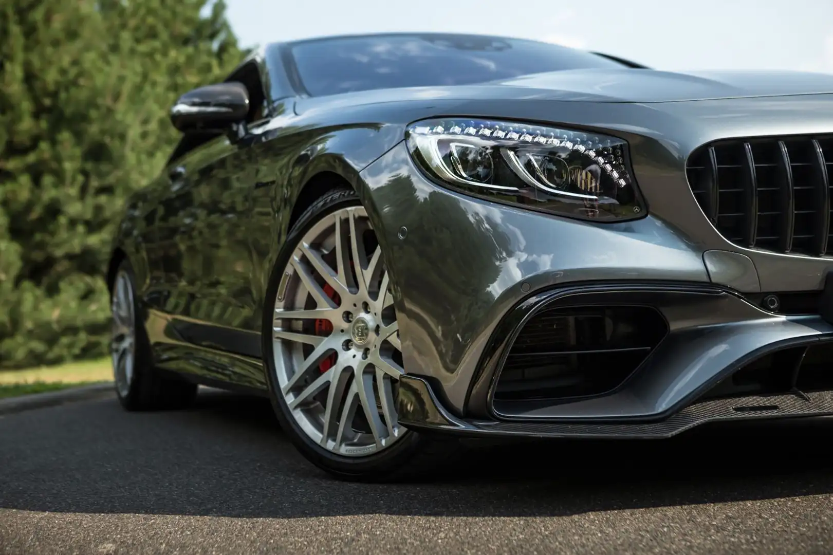 Mercedes-Benz S 63 AMG S 63B Coupe 4Matic/Brabus 650/MonoblockF R21 Gris - 2