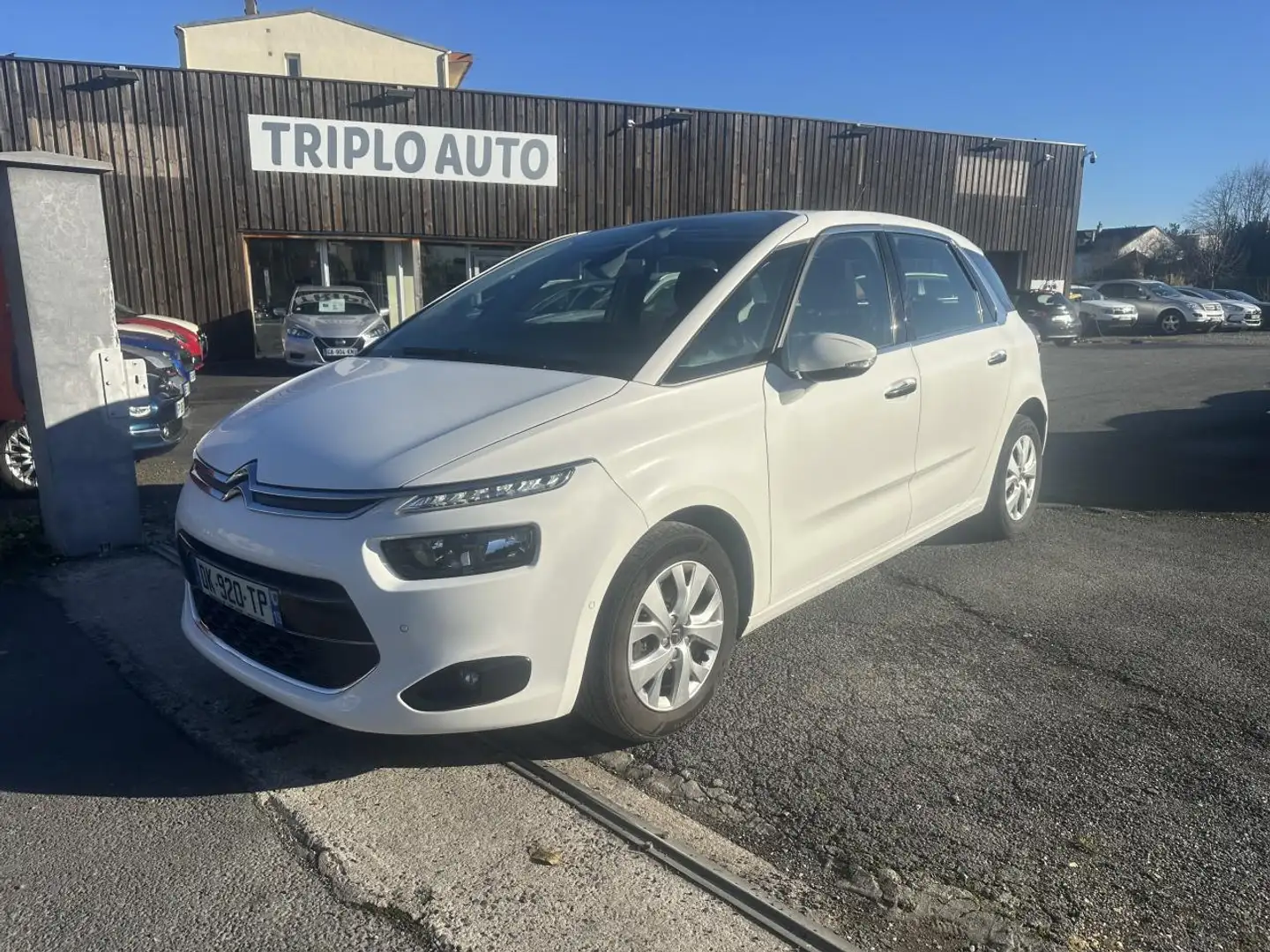 Citroen C4 Picasso 1.6 e-HDi FAP - 115 Intensive Gps + Clim + attelag Blanco - 1
