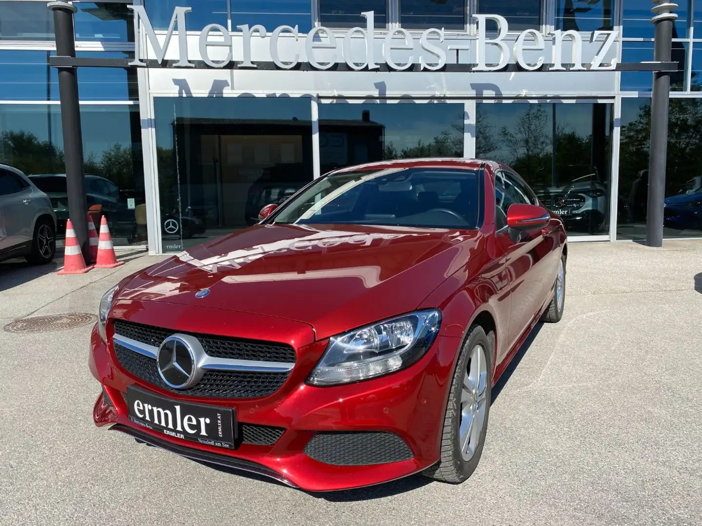 Mercedes-Benz C 200 4MATIC Coupé 4 MATIC * Rückfahrkamera Rot - 2