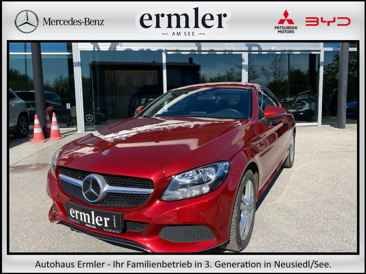 Mercedes-Benz C 200 4MATIC Coupé 4 MATIC * Rückfahrkamera Rot - 1