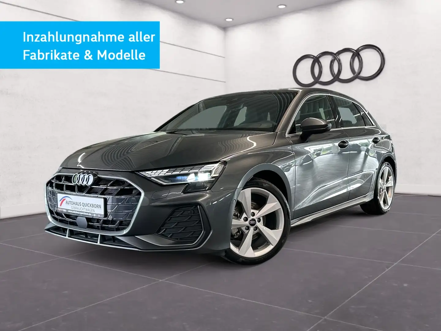 Audi A3 Sportback 35 TDI S line S tronic MATRIX PANO KAME Grau - 2