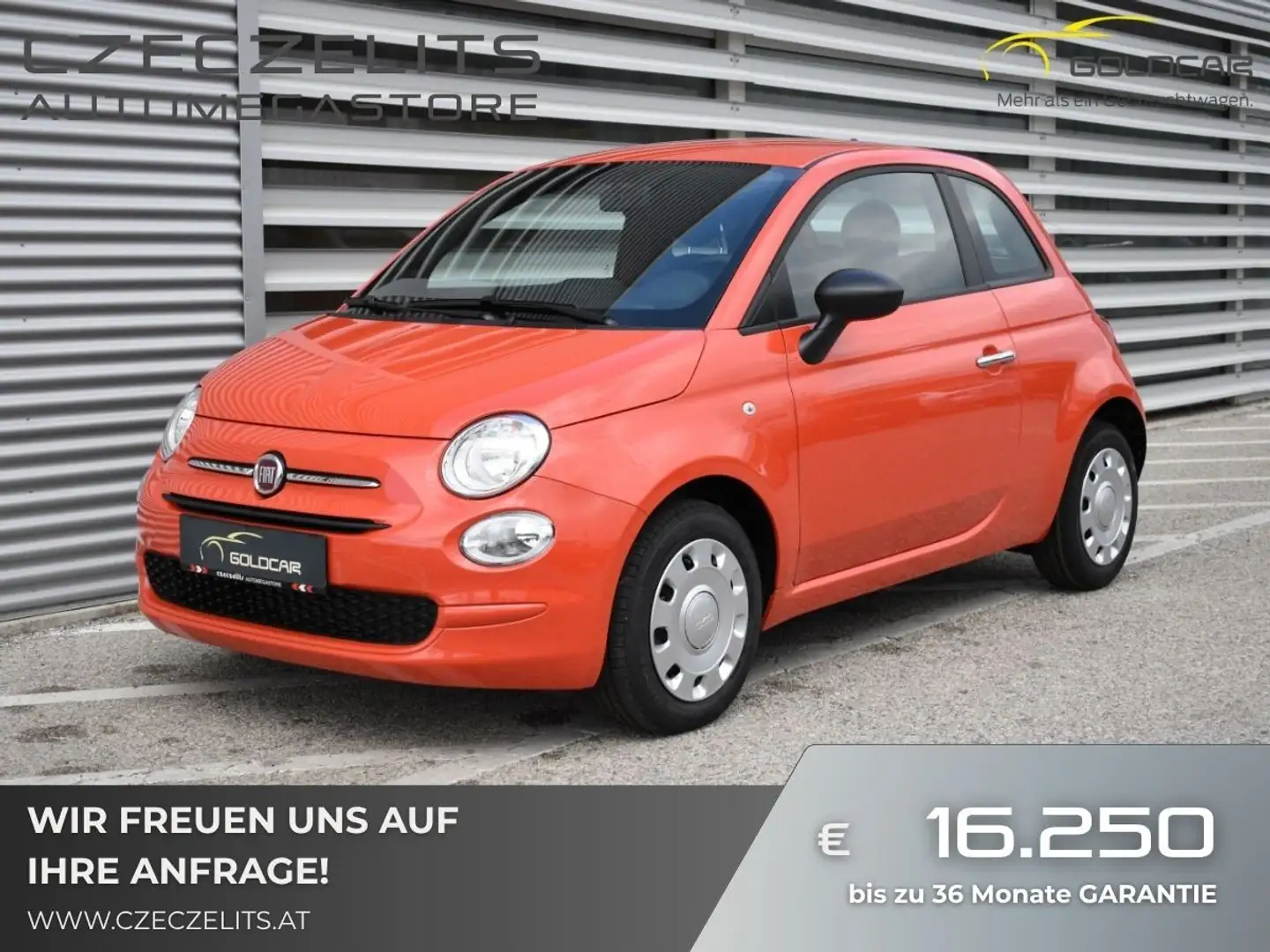 Fiat 500 FireFly Hybrid 70 Orange - 1