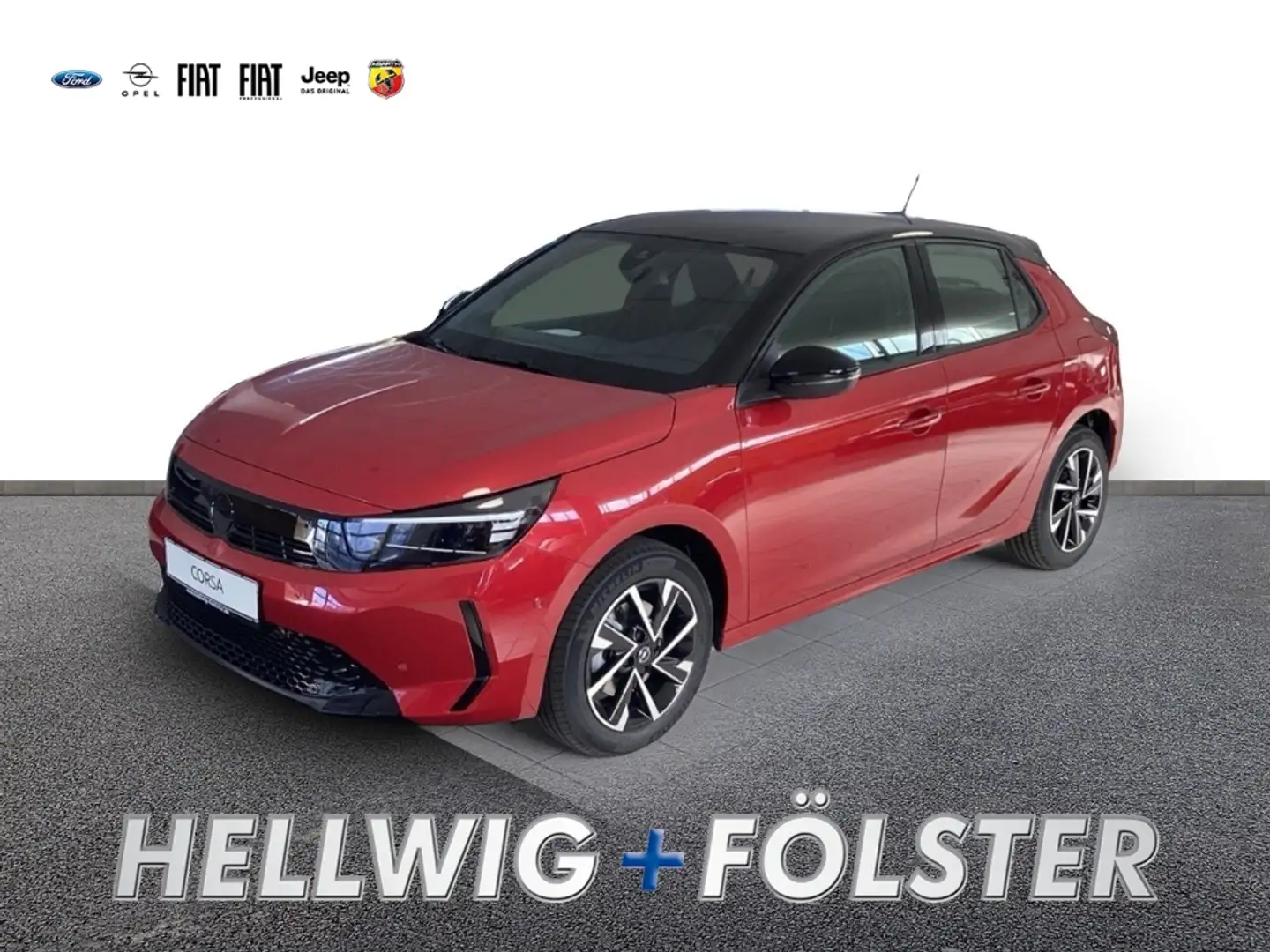 Opel Corsa GS RFK SHZ PDCv+h Klima Temp LenkradHZG LED Androi Rood - 1