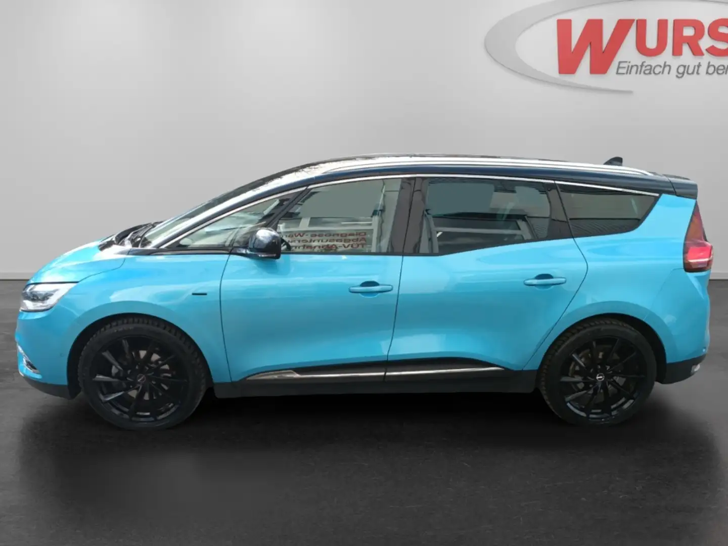 Renault Scenic IVGrand 1.3 Black Edition TCe LED Navi Rückfahrkam Blau - 2