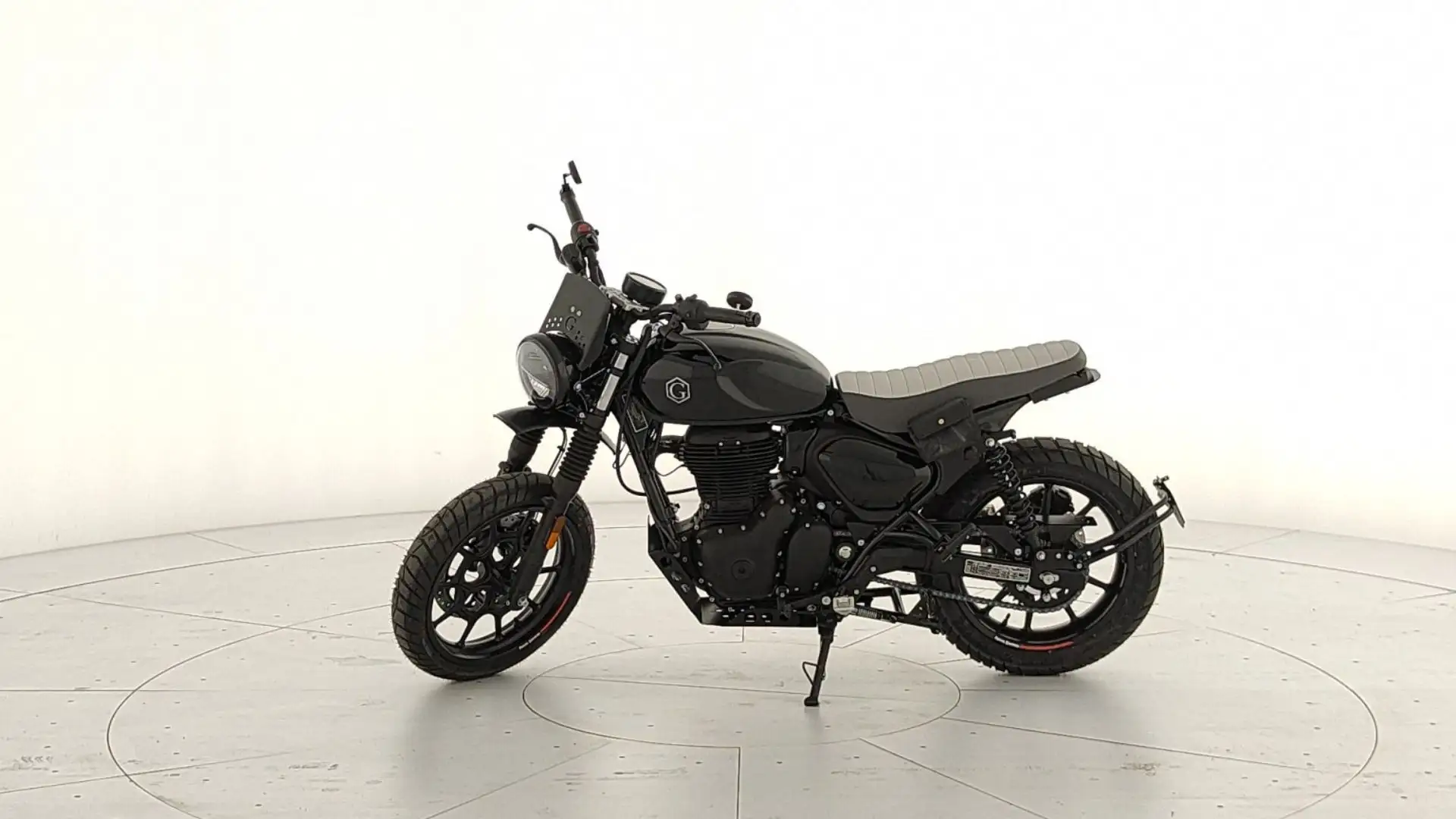 Royal Enfield Bullet 350 SCRAMBLER 350 GINO SIGNATURE Nero - 1