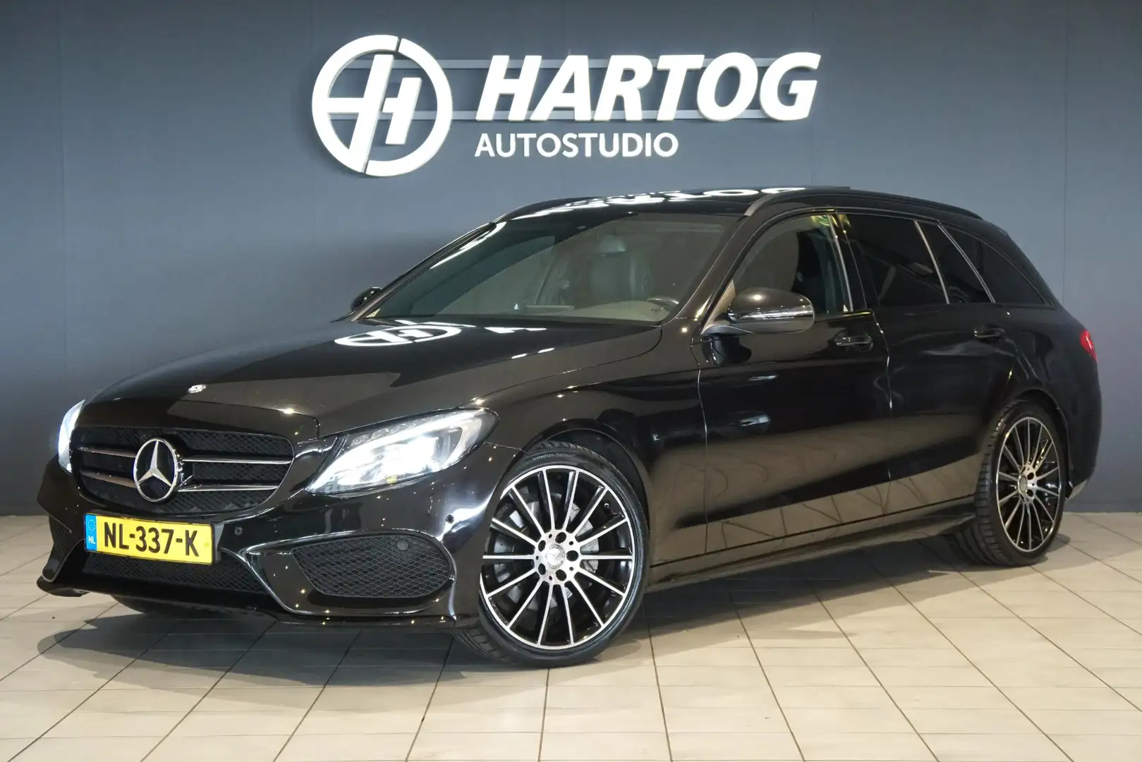 Mercedes-Benz C 180 Estate AMG Sport Edition *INCL BTW* + PANO / BI-XE Negro - 1