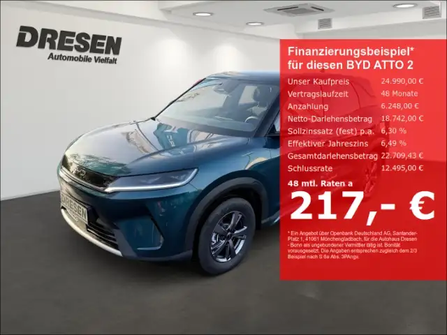 BYD Atto 2 DM-i Active LED/Rückfahrkamera/Carplay/Keyless