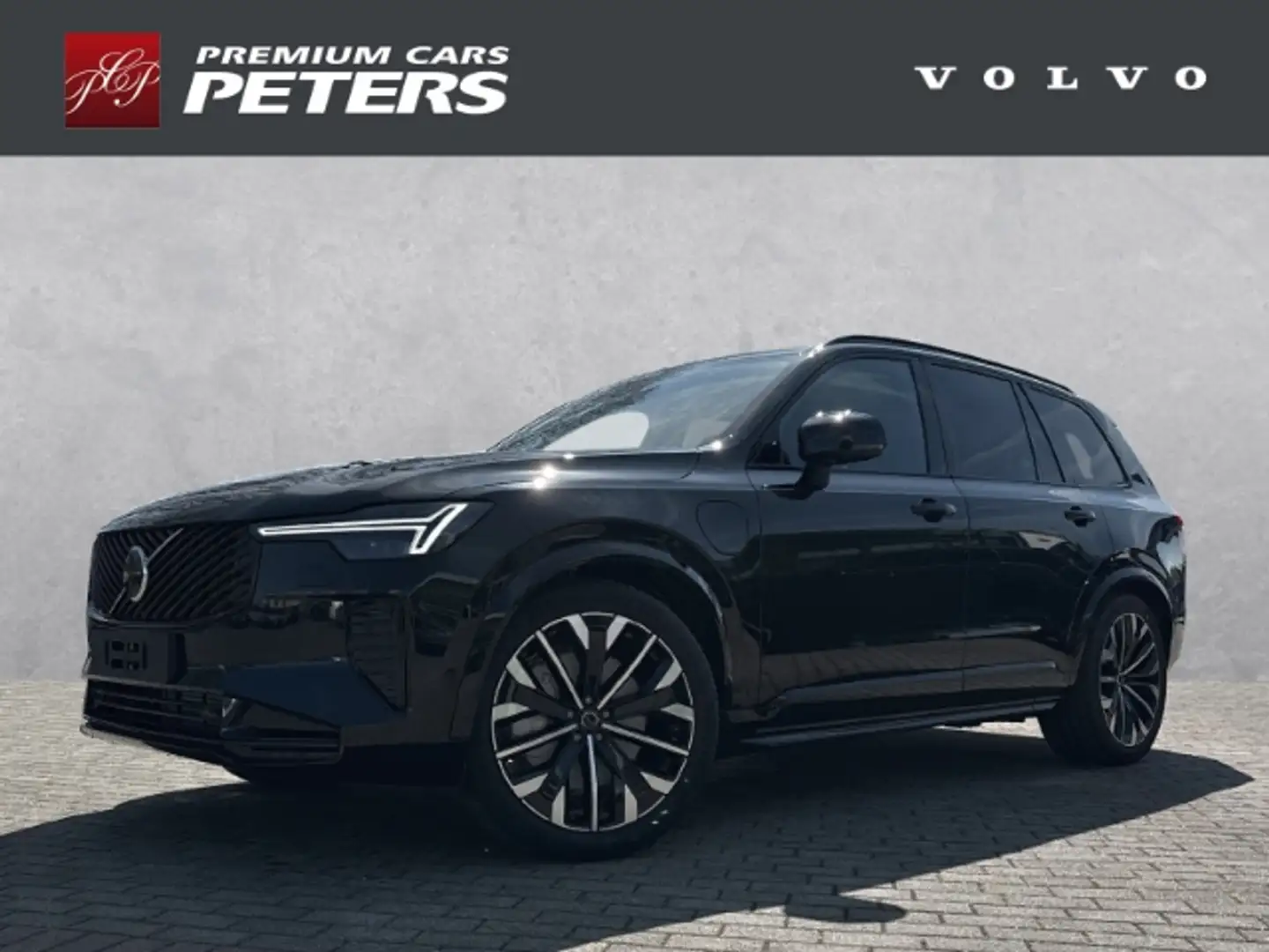 Volvo XC90 Plus Dark Recharge Plug-In Hybrid AWD T8 7-Sitzer Zwart - 1