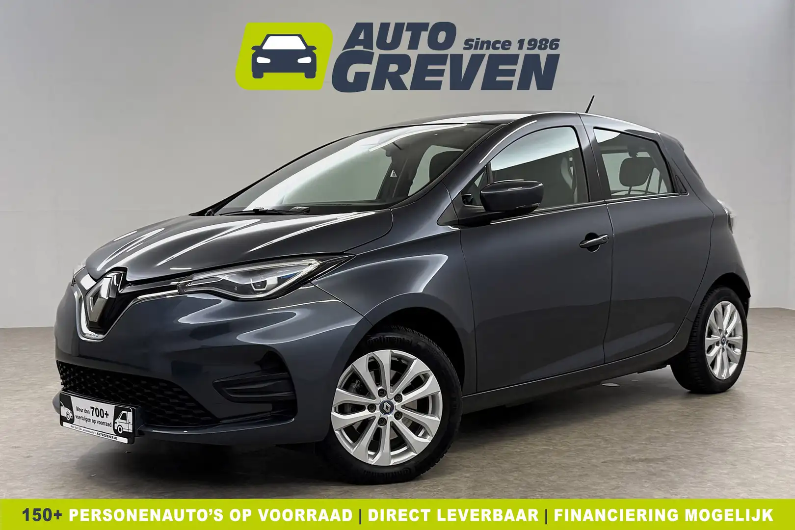 Renault ZOE 52 kWh EXPERIENCE Limousine Huur-Accu LED Airco Vi Blauw - 1