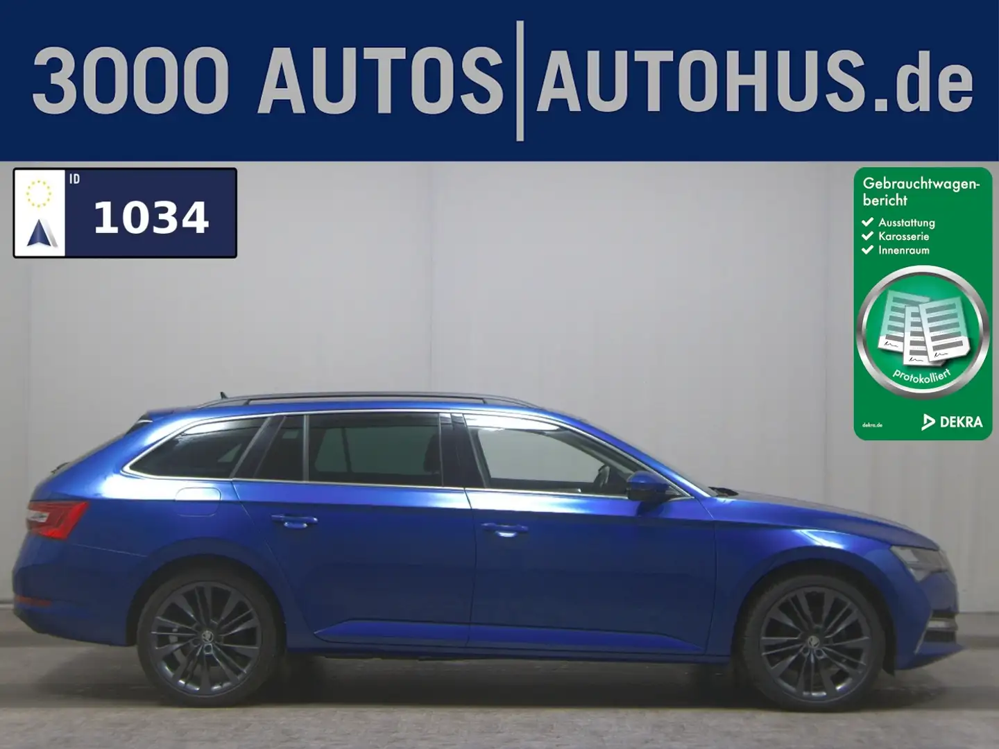 Skoda Superb Kombi 1.4 TSI iV Ambition Navi LED DCC Blau - 1