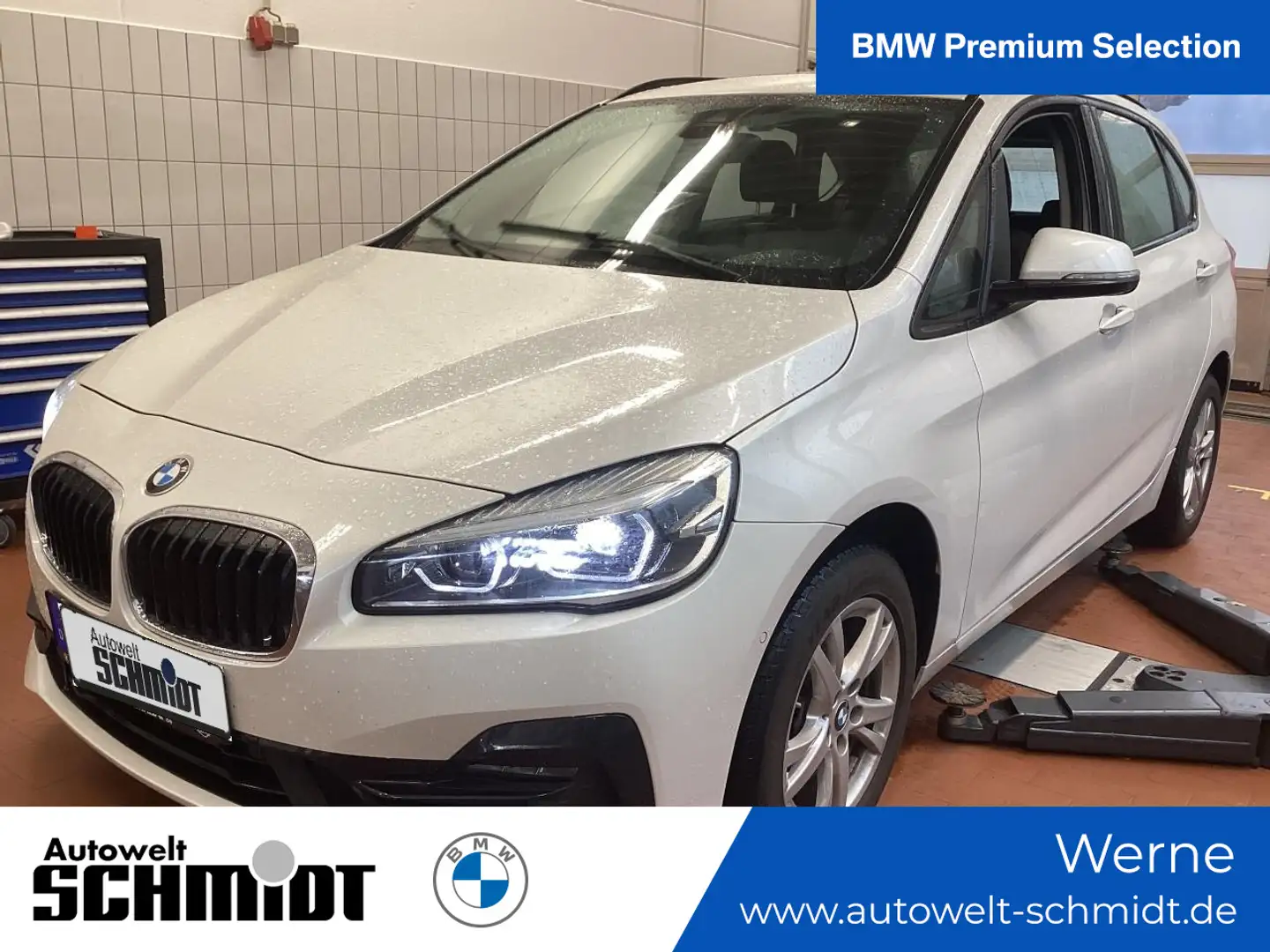 BMW 220 d AT xDrive Sport Line + 2J-BPS.-GARANTIE Weiß - 1