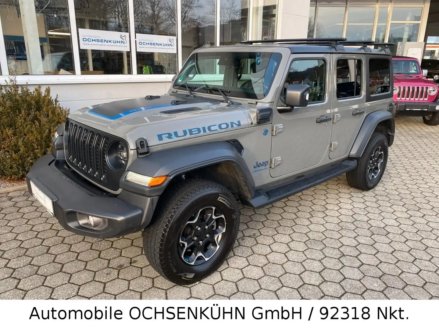 Jeep Wrangler 2.0 4xe Rubicon / Leder, Nav. Gris - 1