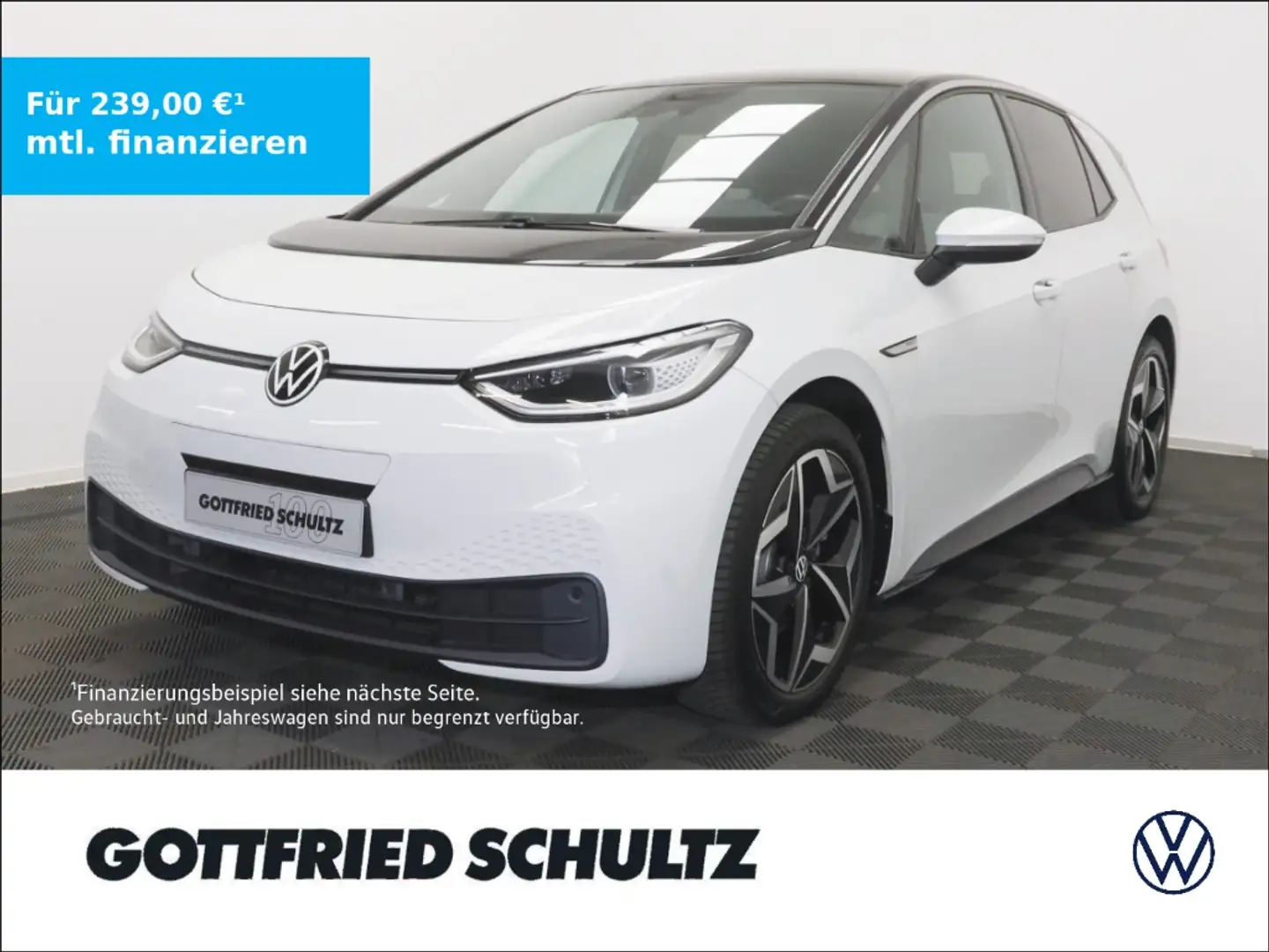 Volkswagen ID.3 Pro Performance IQ.Light   Pano   Kamera Weiß - 1