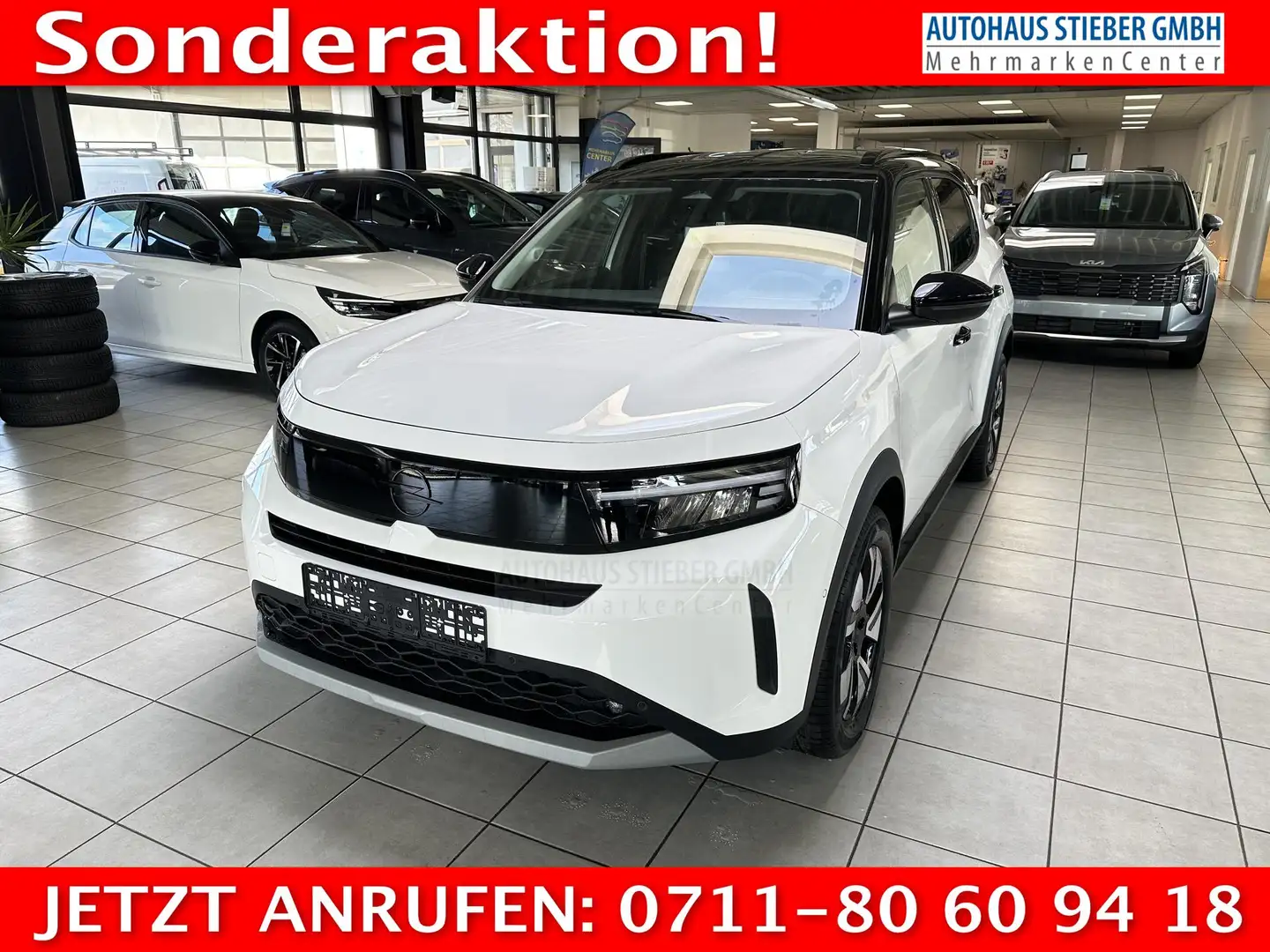 Opel Frontera GS 1.2 Hybrid 6-Gang-eDCT NAVI+SHZ+LHZ+180°Kam ... Weiß - 1