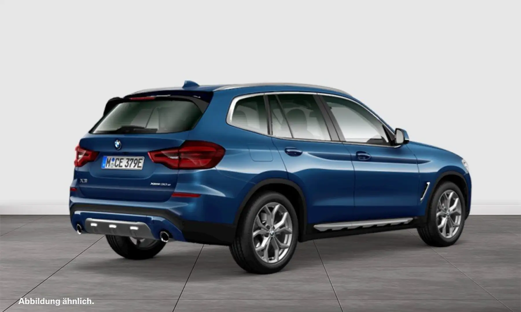BMW X3 xDrive30e A PANO ACC RFK NAVI LED PDC V+H LM Blau - 2