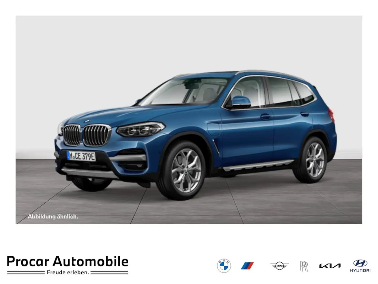 BMW X3 xDrive30e A PANO ACC RFK NAVI LED PDC V+H LM Blau - 1
