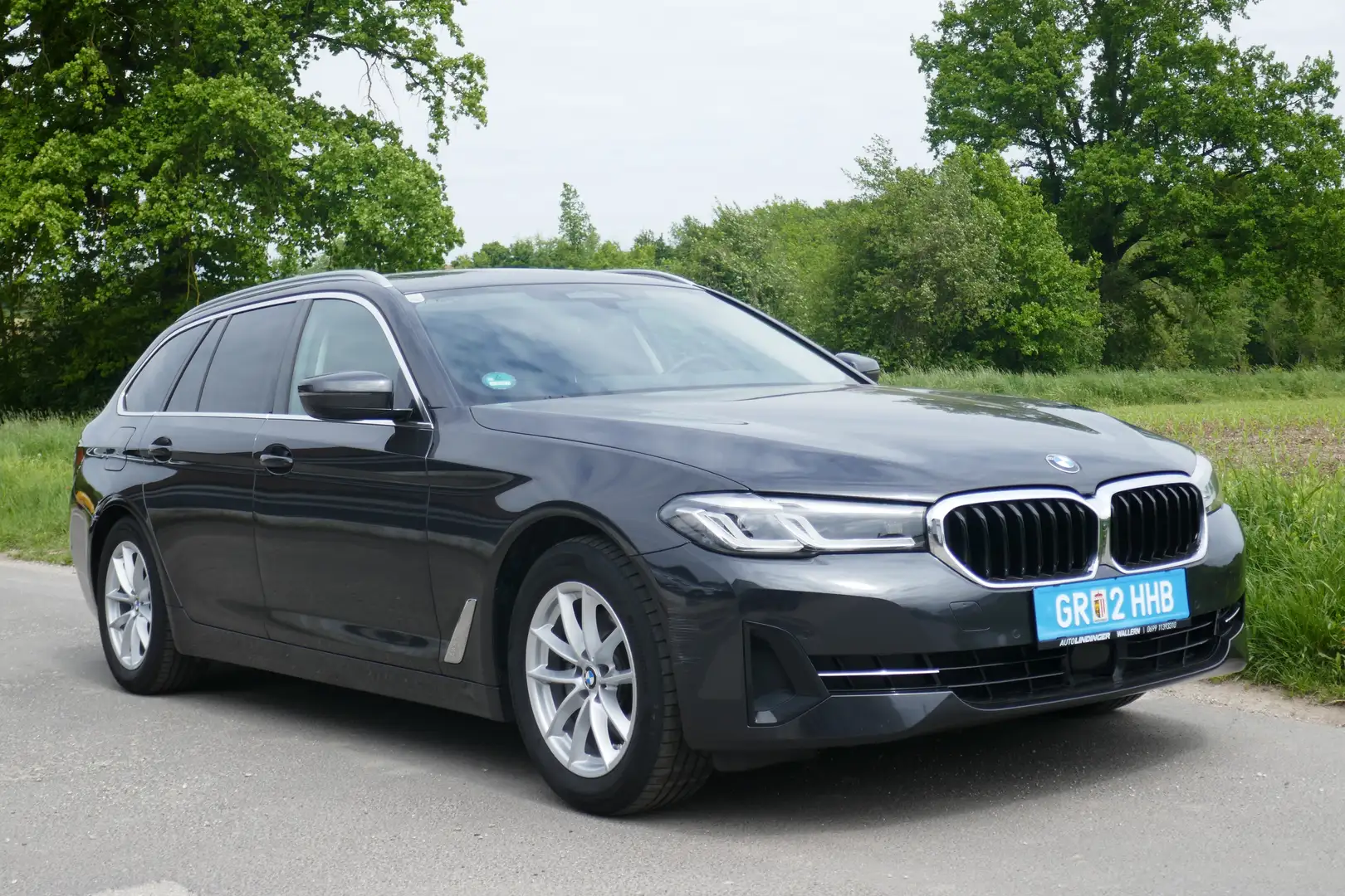 BMW 520 520 d Touring Aut LED Navi Leder Gris - 2