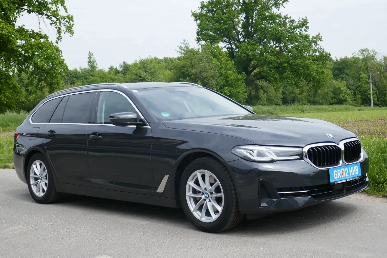 BMW 520 520 d Touring Aut LED Navi Leder Gris - 1
