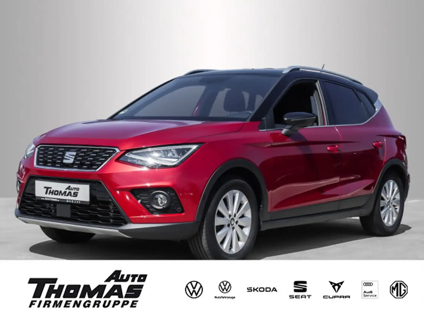 SEAT Arona Xcellence 1.0 TSI DSG AHK+RFK+LED+SHZ+NAVI Rot - 1