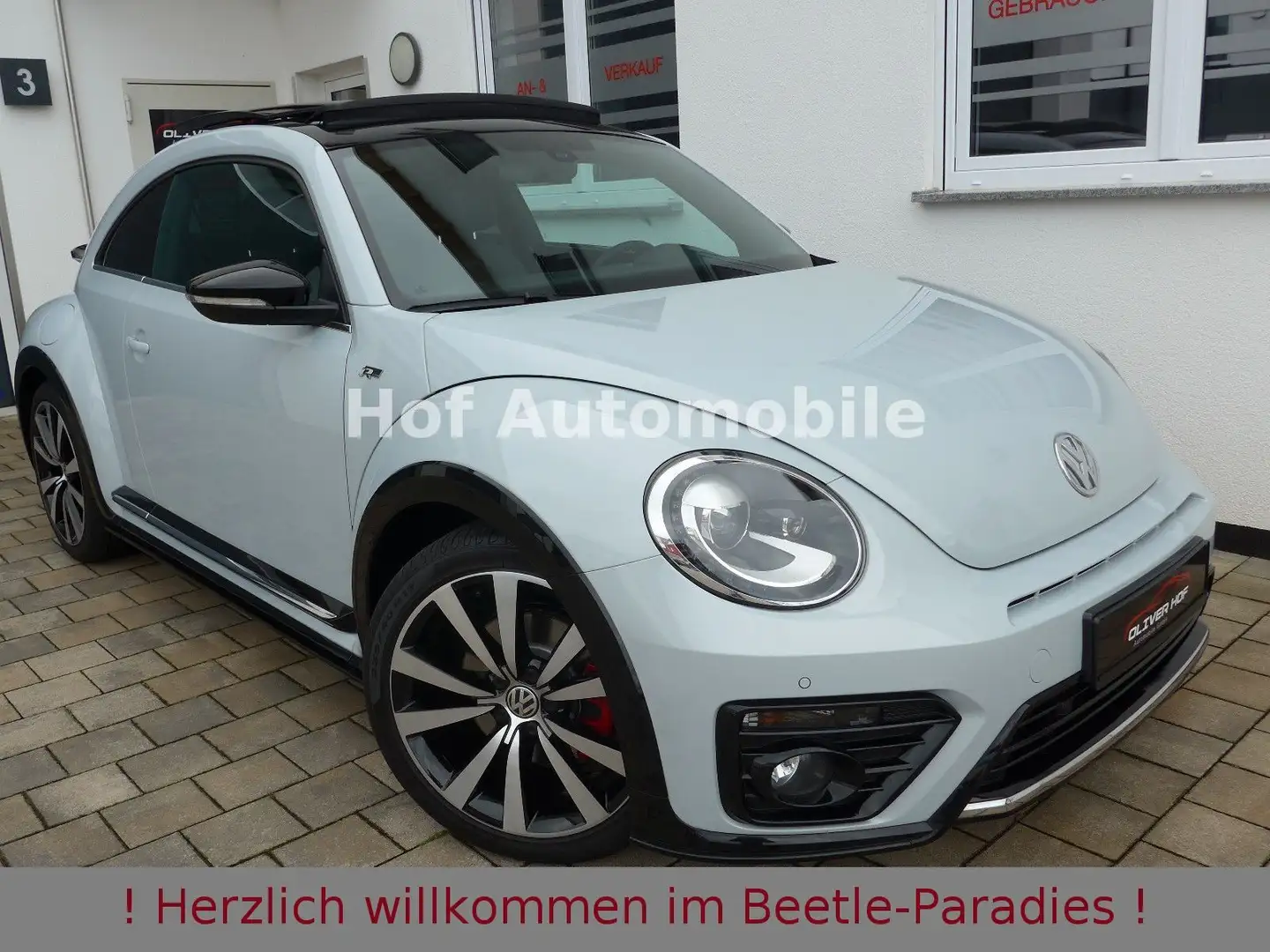 Volkswagen Beetle 2.0TSI DSG R-Line Pano. Leder Xenon AppCo Weiß - 1