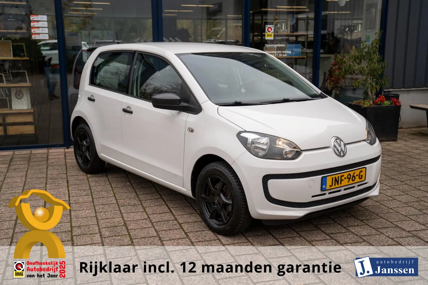 Volkswagen up! 1.0 take up! BlueMotion |Prijs rijklaar incl 12 mn Wit - 1
