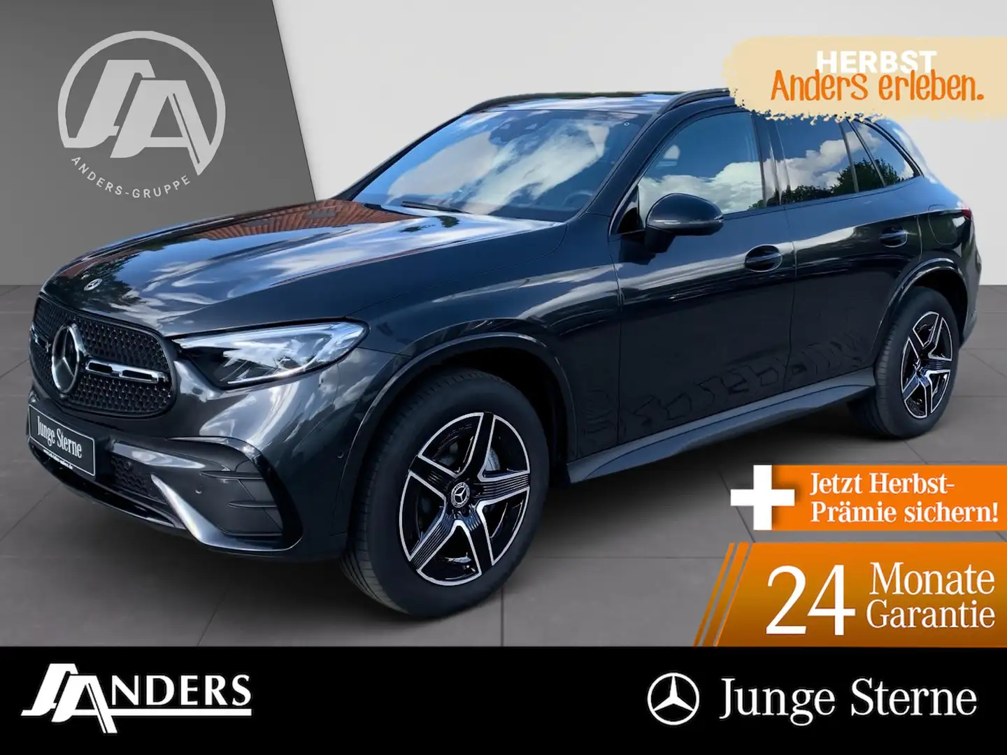 Mercedes-Benz GLC 300 de 4M AMG+MBUX+Night+Pano+Distr+Burm+Kam Grau - 1