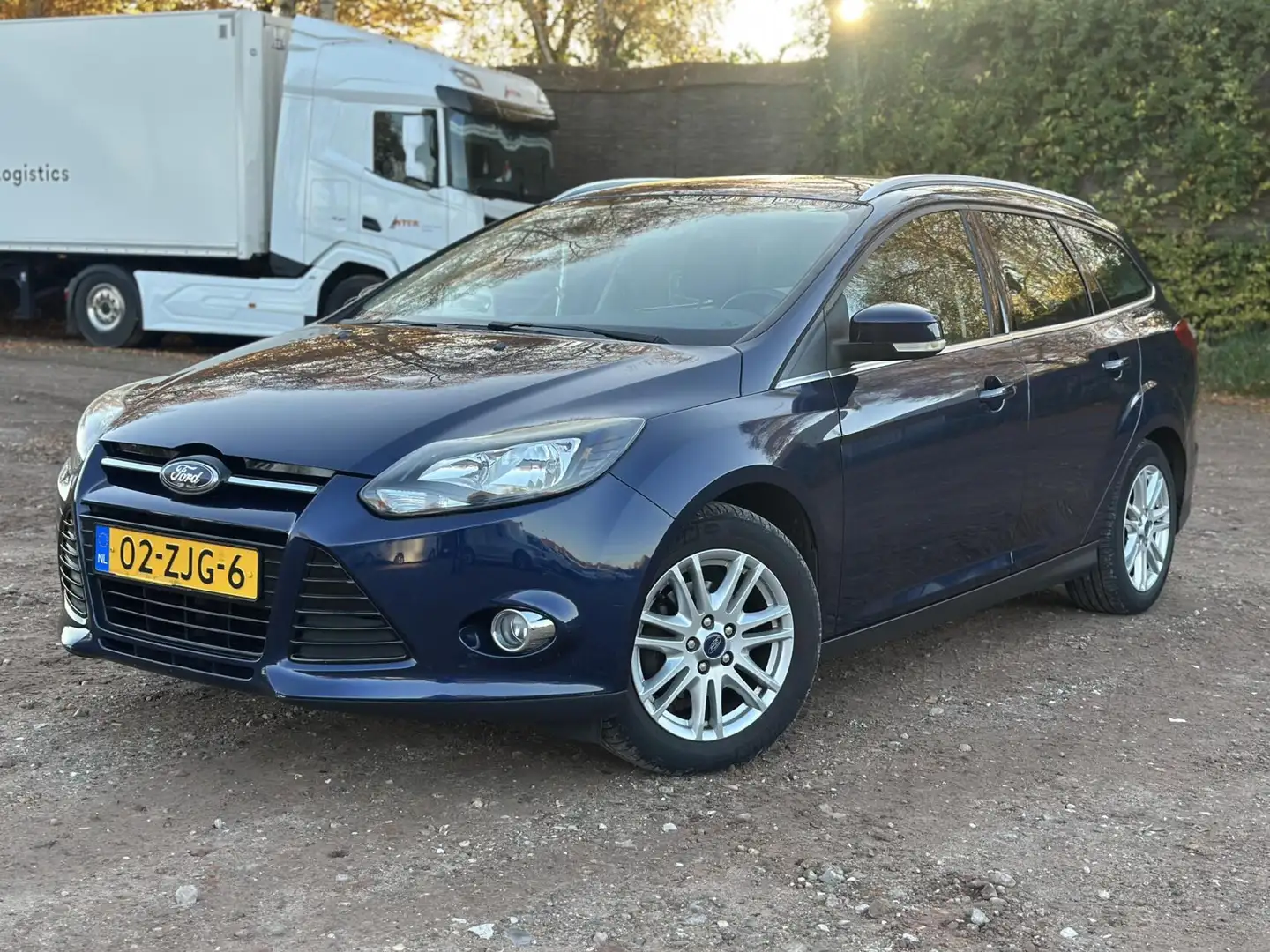 Ford Focus Wagon 1.0 EcoBoost Titanium NIEUW APk CRUISE Bleu - 1