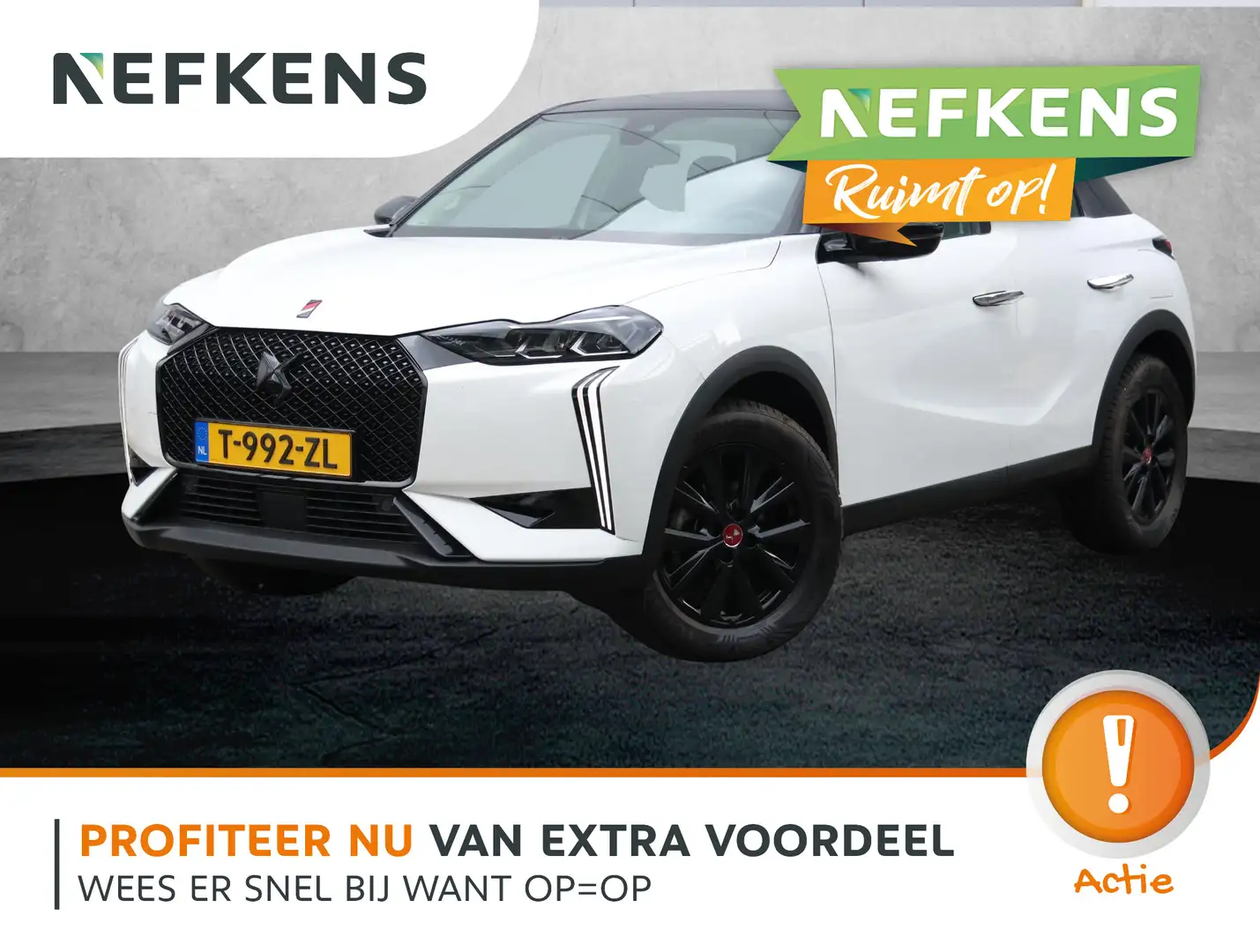 DS Automobiles DS 3 SUV Performance Line 100 pk | Navigatie via Apple Білий - 1