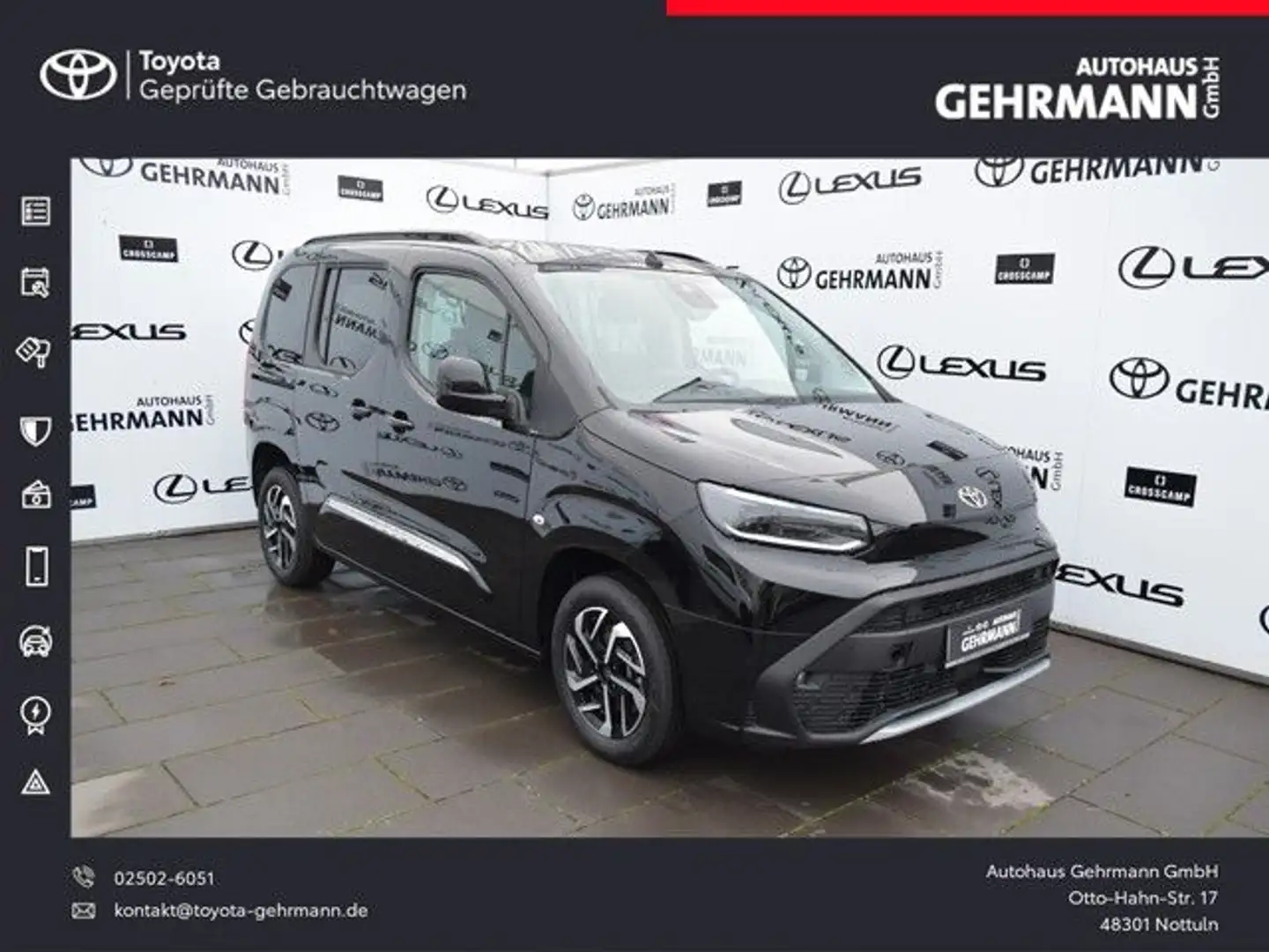 Toyota Proace Verso L1 Team Deutschland Schwarz - 1