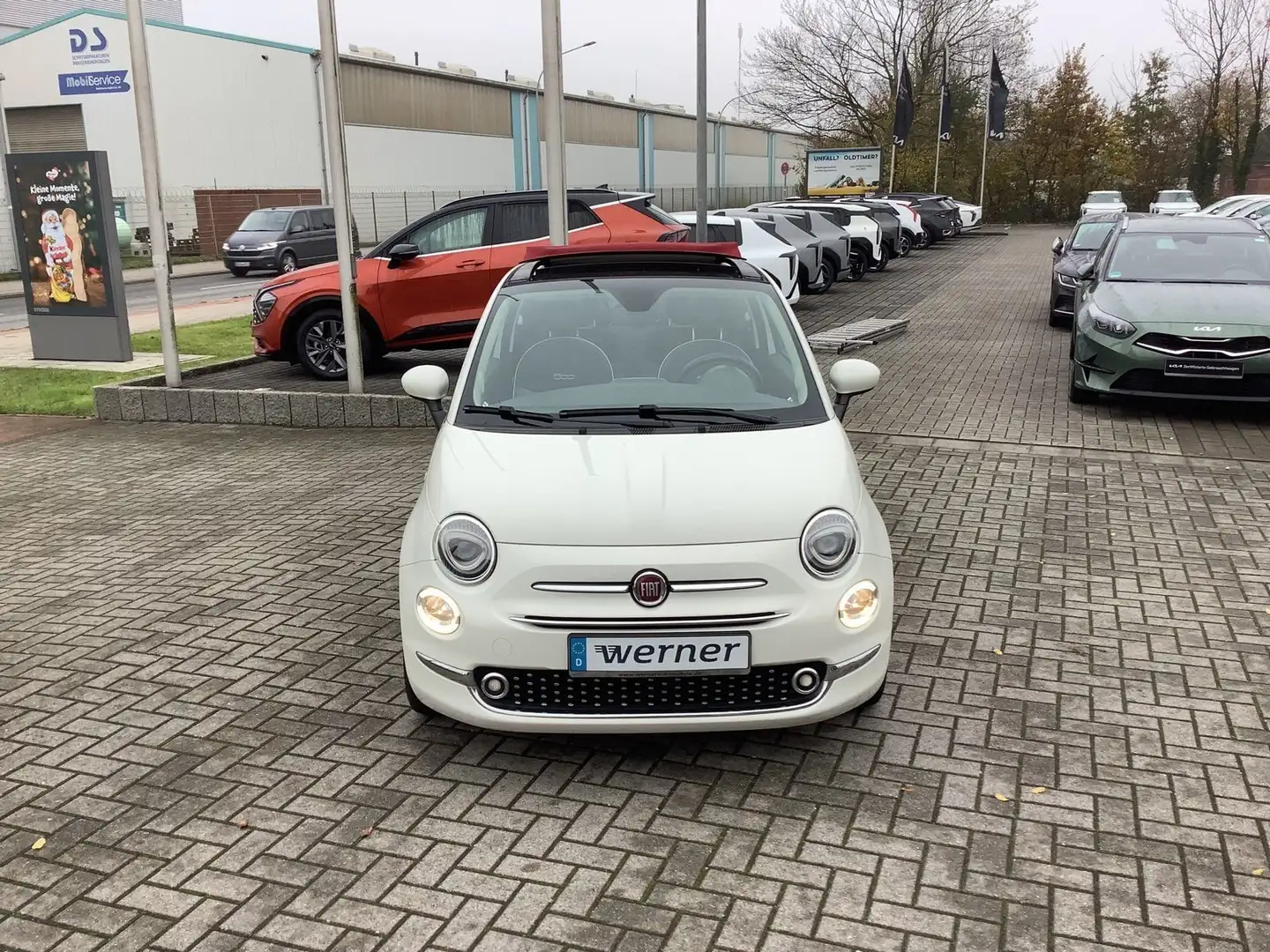 Fiat 500 C 1.2 8V Lounge Cabrio Grau - 2