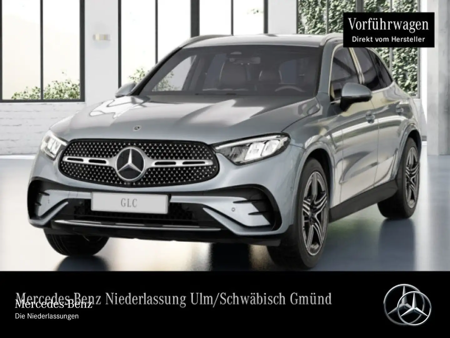 Mercedes-Benz GLC 200 4M AMG+360+AHK+LED+TOTW+KEYLESS+9G Silber - 2
