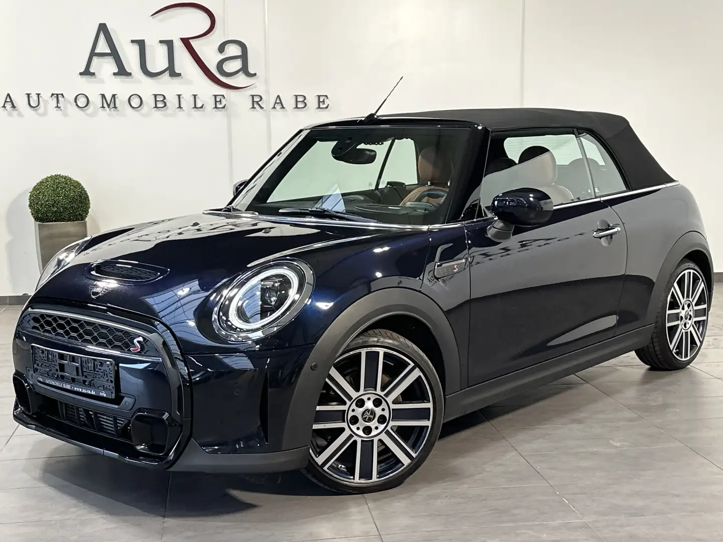 MINI Cooper S Cabrio Aut. NAV+LED+DIGDISPLAY+KAM+18ZO Schwarz - 2