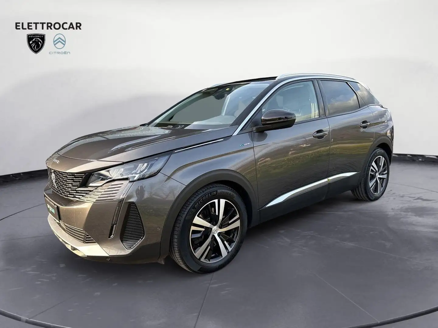 Peugeot 3008 Hybrid 225 e-EAT8 Allure Pack Gris - 1