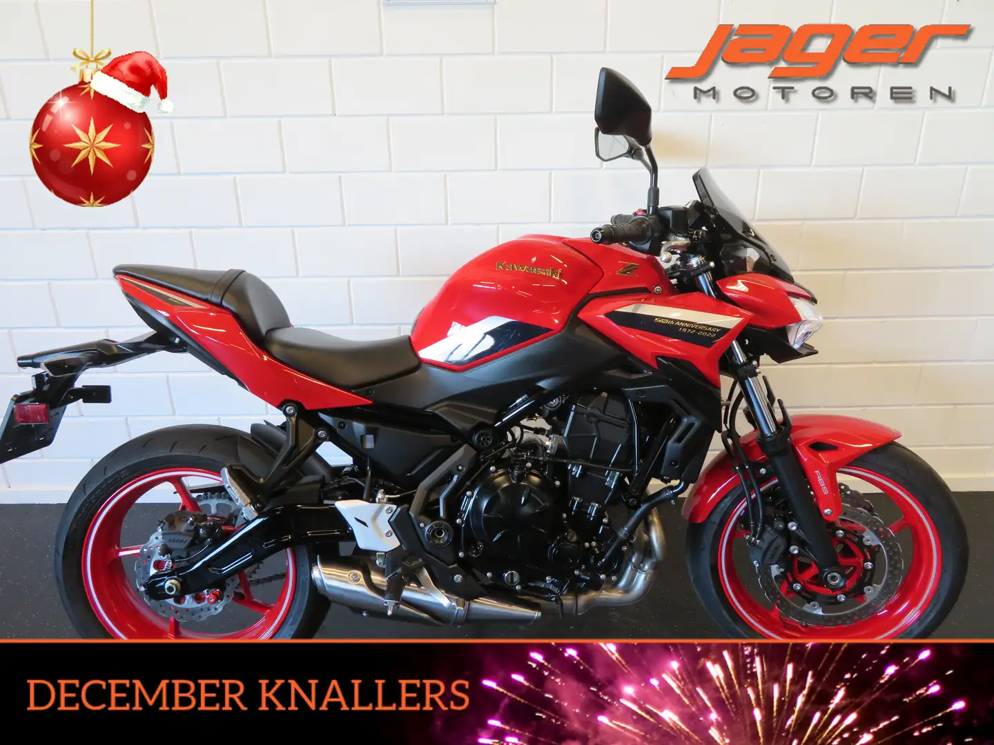 Kawasaki Z 650 Z650 ABS 50TH. ANNIVERSARY!! Red - 1