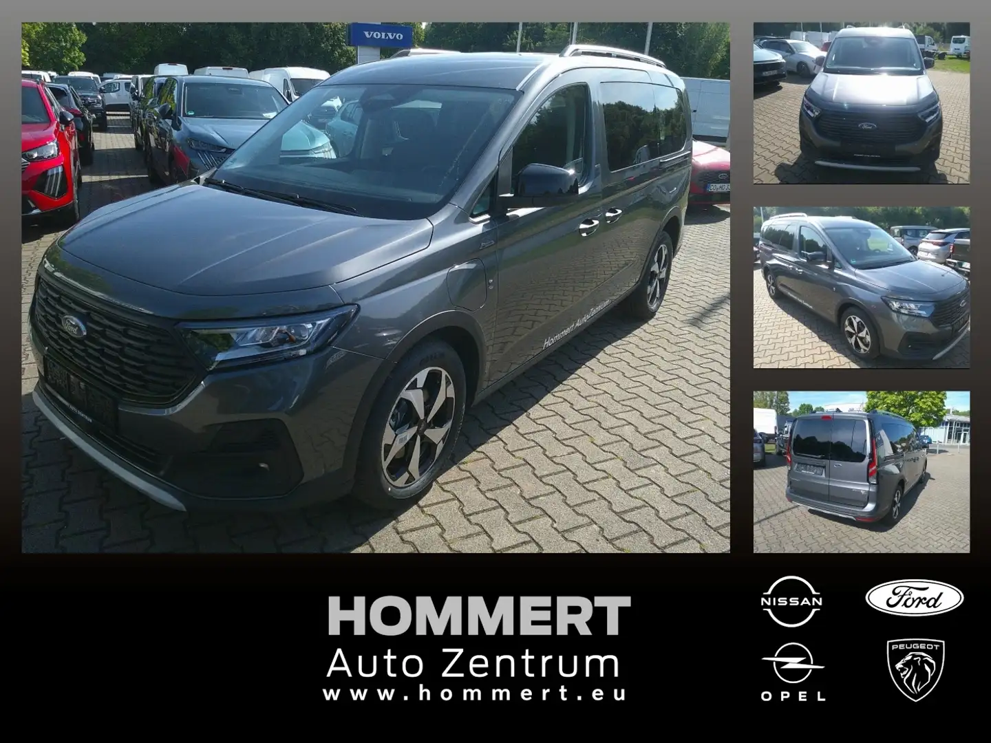 Ford Transit Connect L2 PHEV PHEV*FLEX CAB*NAVI Gris - 1