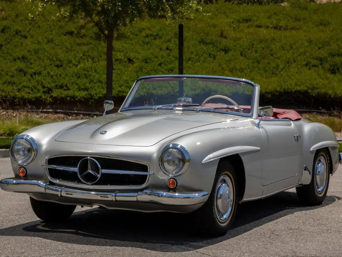 Mercedes-Benz 190 SL Argent - 1