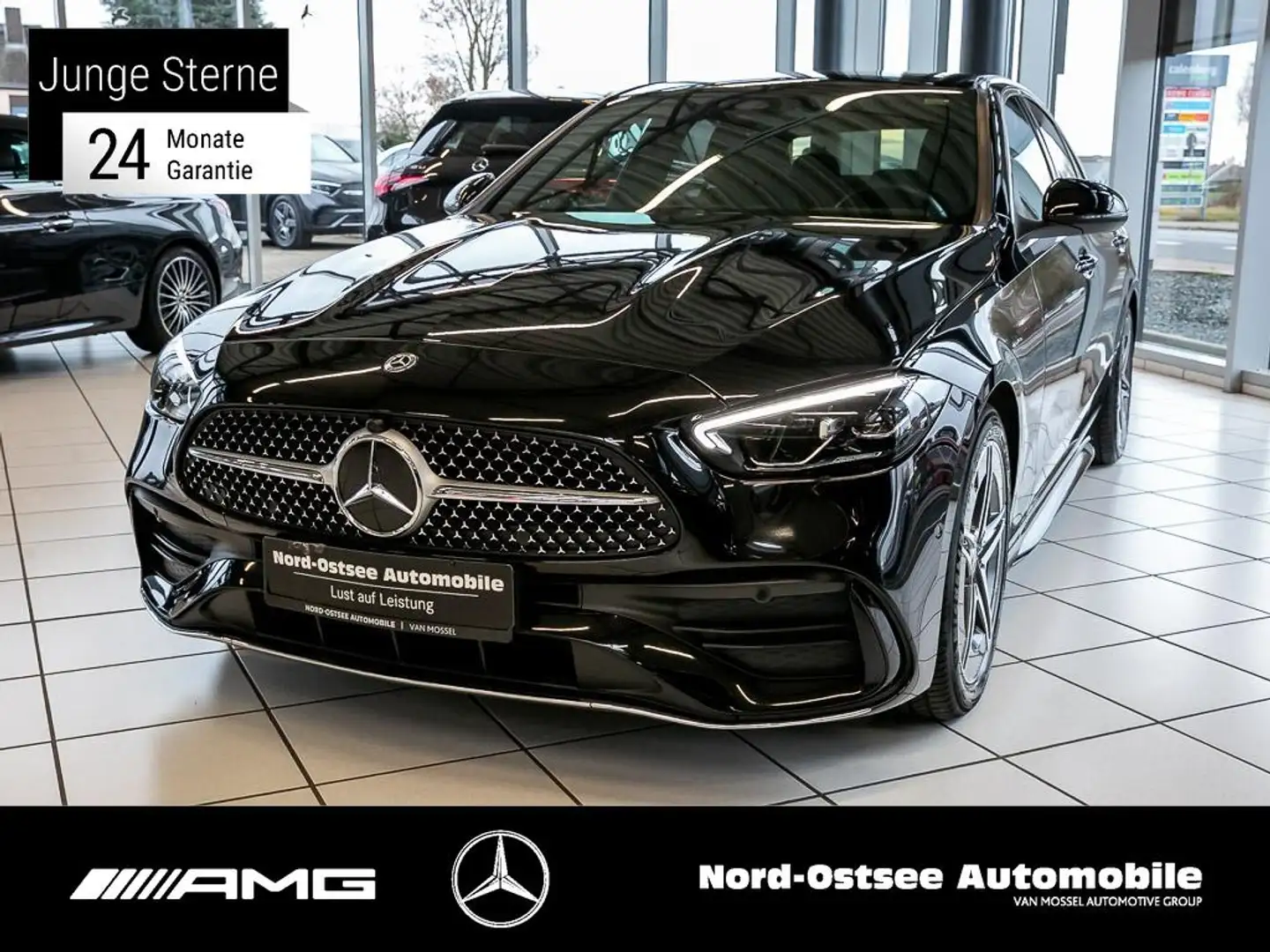 Mercedes-Benz C 300 AMG NAVI SHZ AHK KAMERA ADV. LED Nero - 1