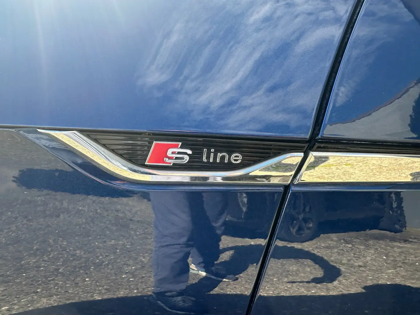 Audi A5 40 tdi 190 cv coupe' business sport  S- line Blau - 2