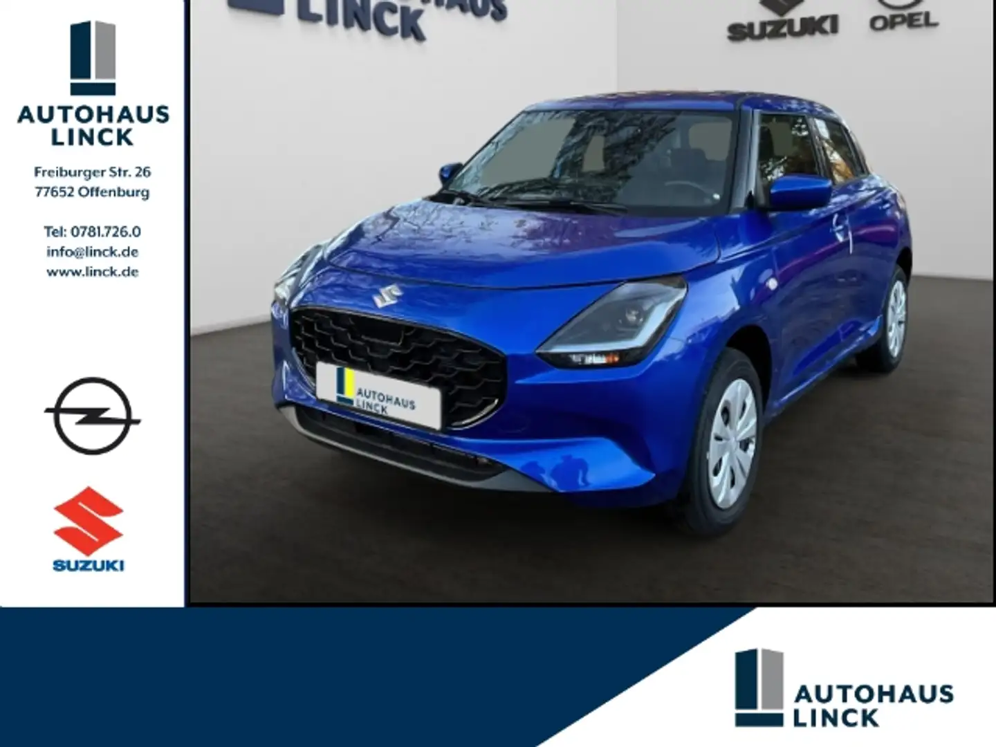 Suzuki Swift NEW 1.2 Dualjet Hybrid ALLGRIP Club+Navi Bleu - 1